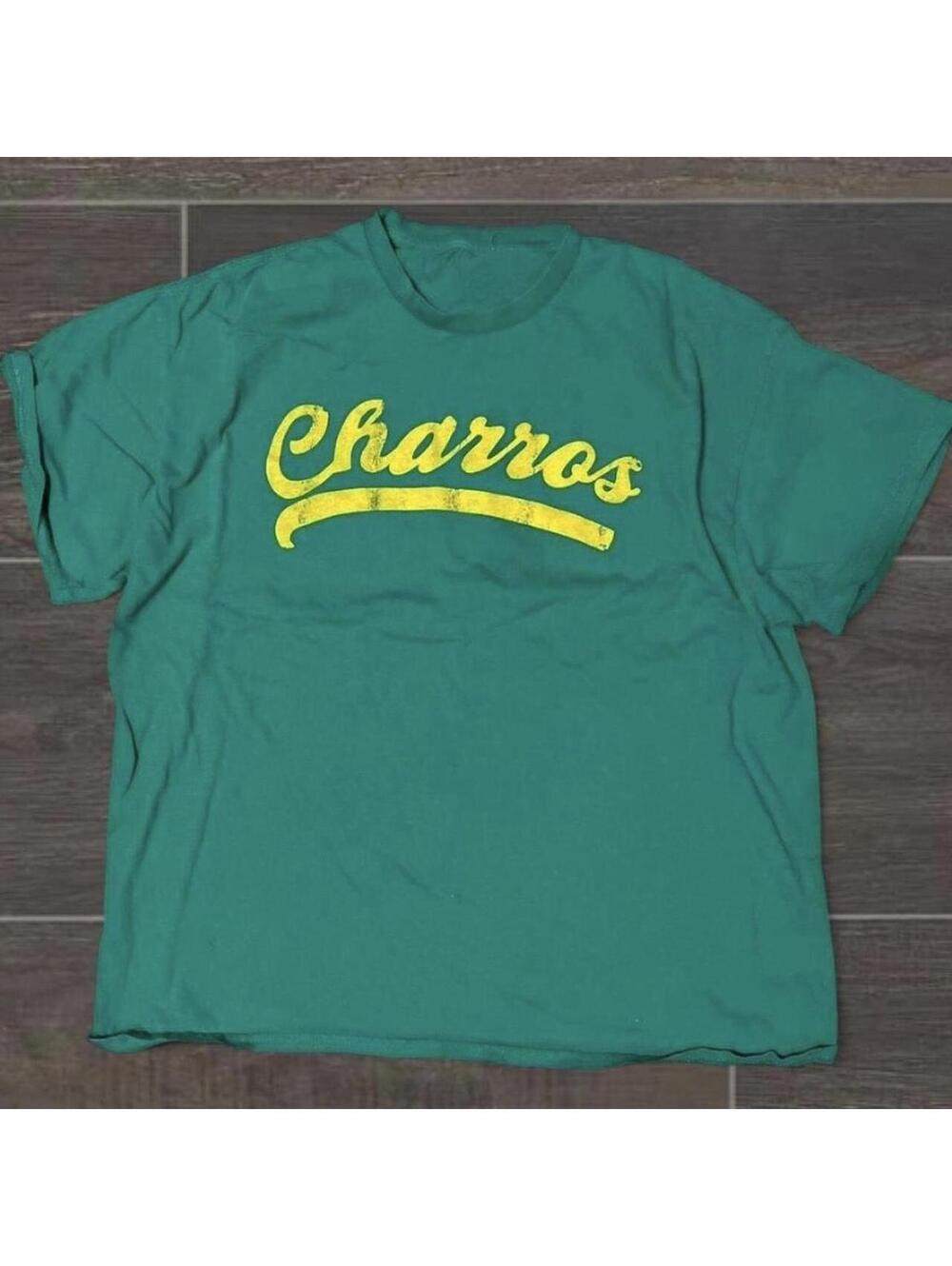 Large Green n yellow vintage Oakland Athletics baseball tee